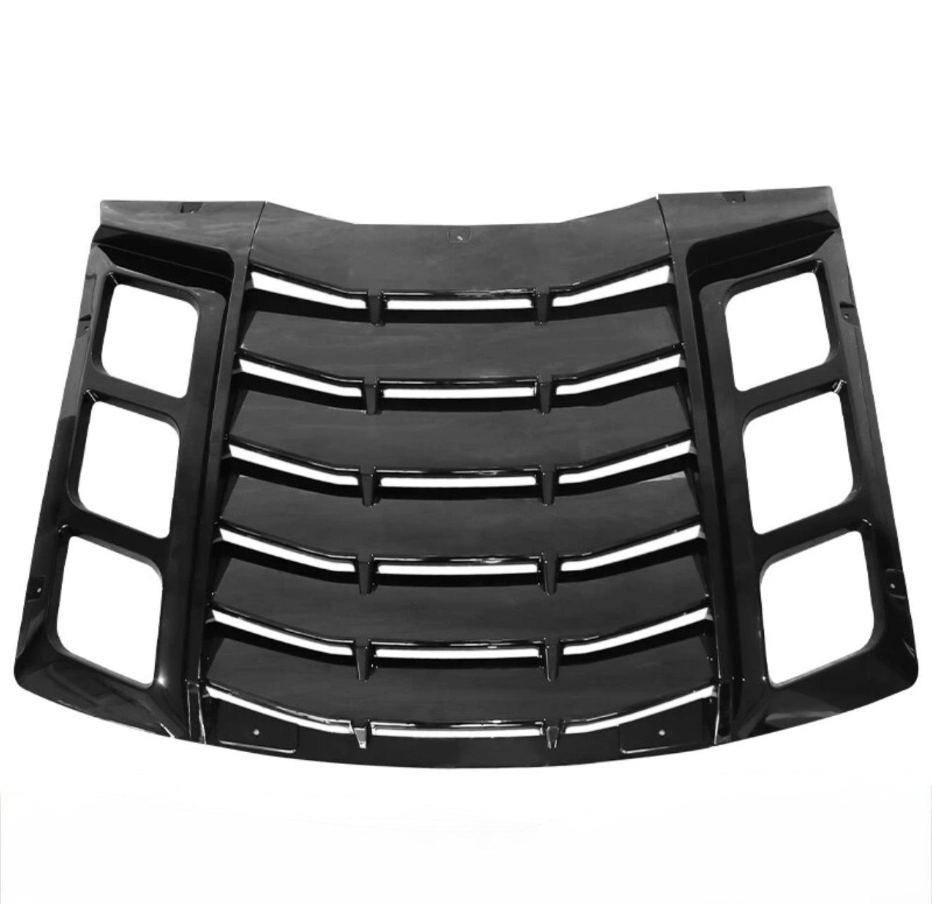 MP CONCEPTS REAR WINDOW LOUVERS GLOSS BLACK - DODGE CHARGER (2011–2023)