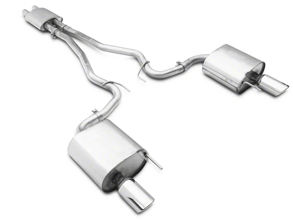 2015–2023 Ford Mustang EcoBoost Borla ATAK Cat-Back Exhaust – Polished Tips | 140585