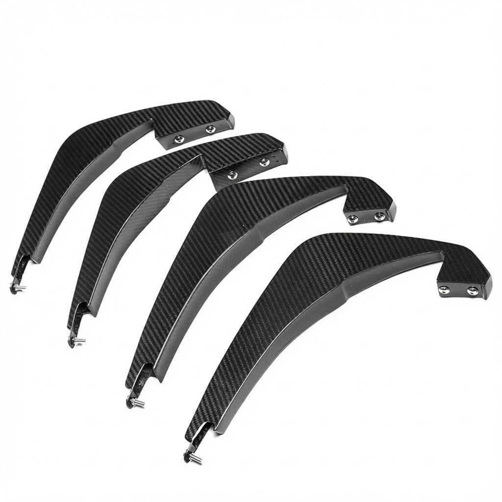 Chevrolet Corvette C8 Carbon Fiber Rear Diffuser Fin Kit
