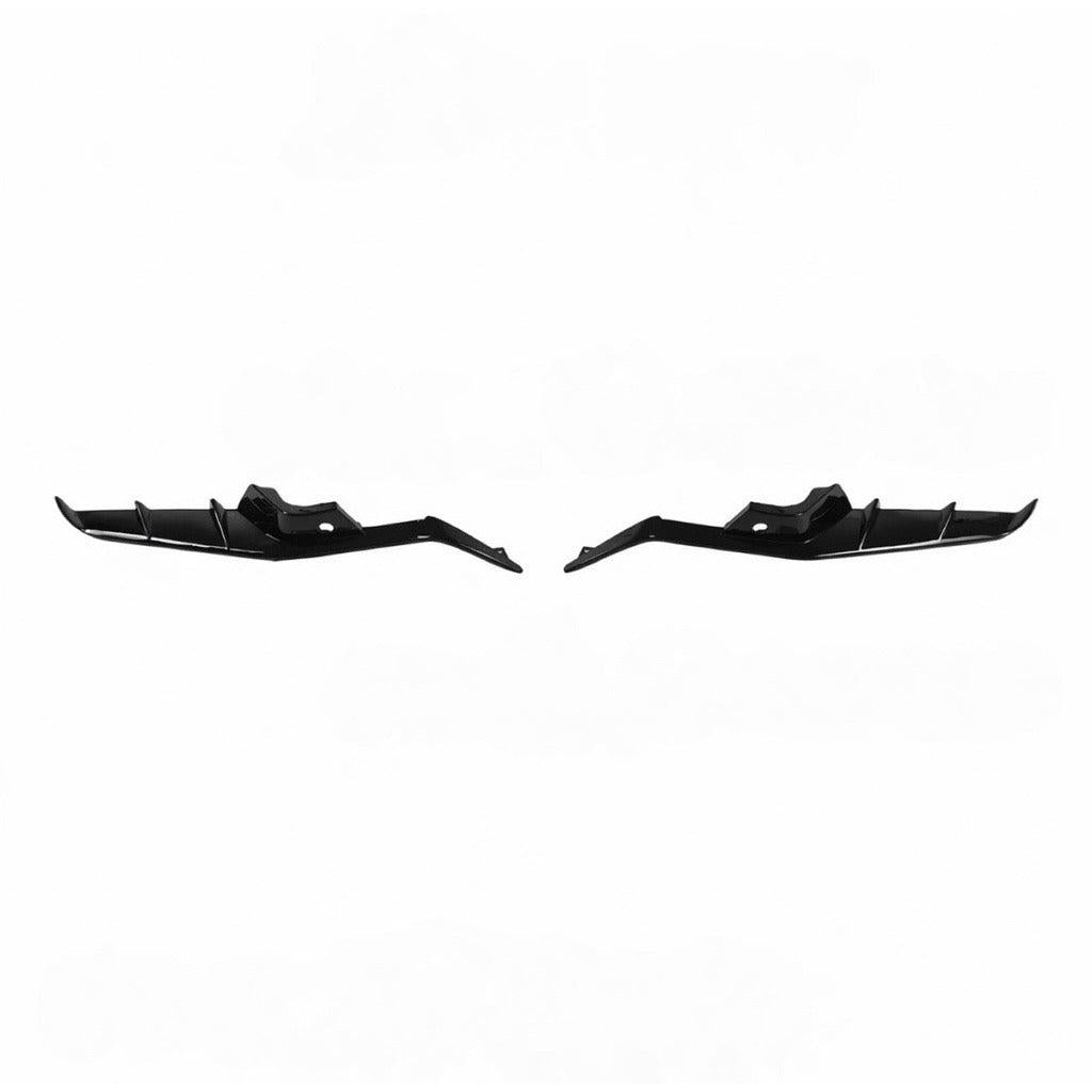Chevrolet Corvette C8 Z06/E-Ray Front Gloss Black Vent Fins