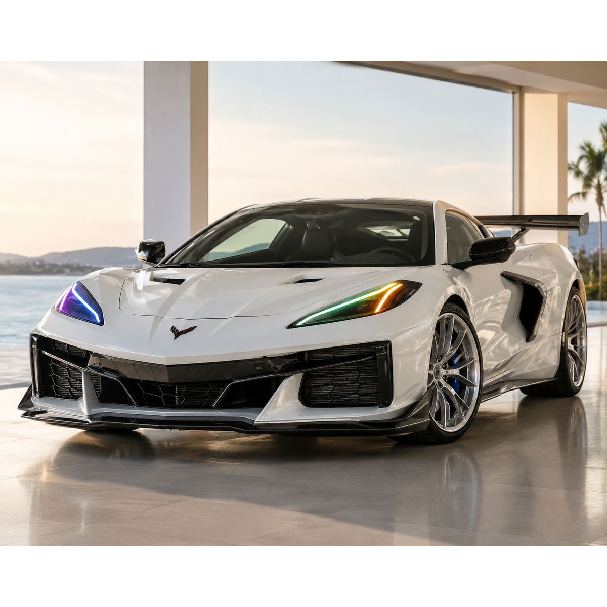 2020–2026 Chevrolet Corvette C8 AAD RGB LED Headlight DRL Kit