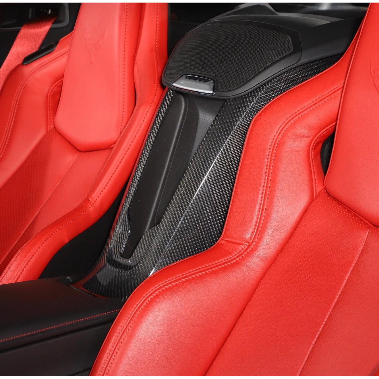 Chevrolet Corvette C8 Carbon Fiber Waterfall Panel Trim
