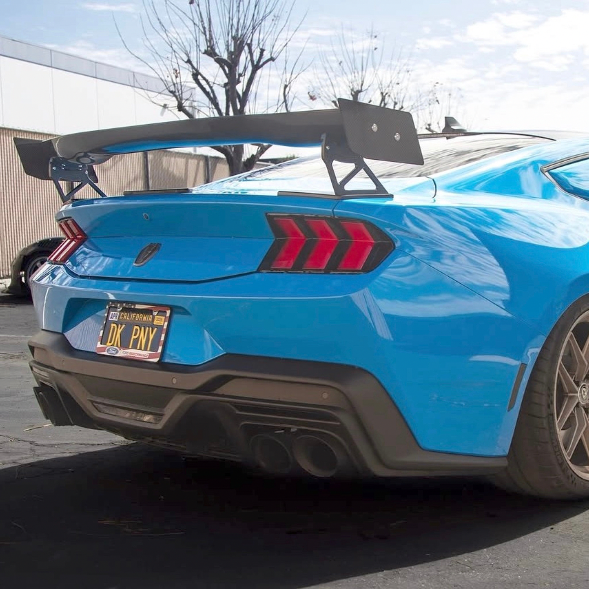 APR PERFORMANCE GTD STYLE CARBON FIBER ADJUSTABLE REAR WING - FORD MUSTANG (2024+)