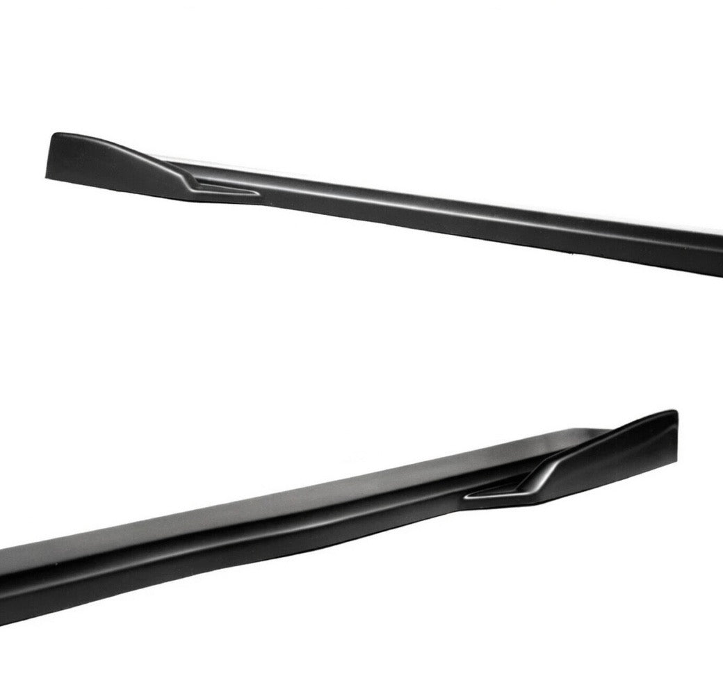 V2 BLACK SIDE SKIRT EXTENSIONS - FORD MUSTANG S650 GT (2024–2026)