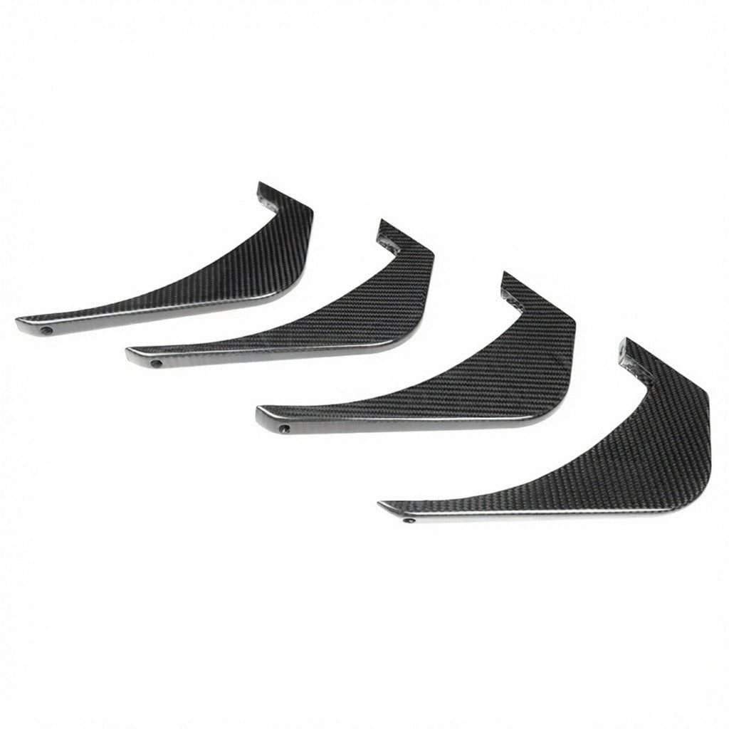 Chevrolet Corvette C8 Carbon Fiber Rear Diffuser Fin Kit