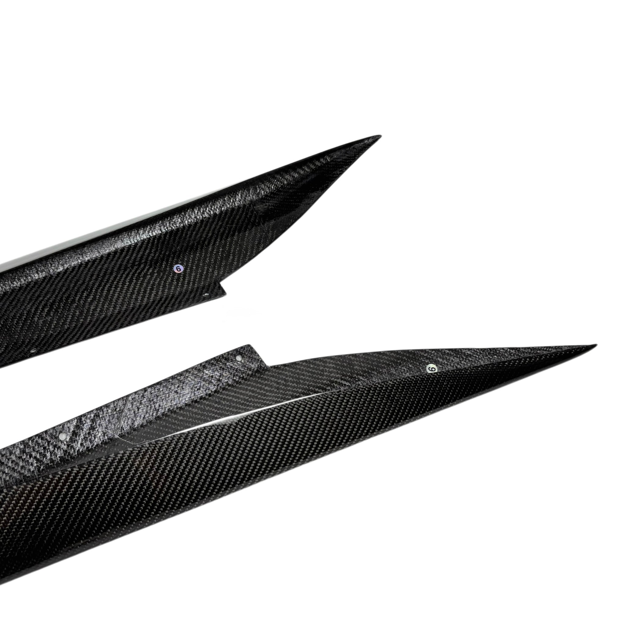 Chevrolet Corvette C8 - ZR1 Style Carbon Fiber Side Skirts