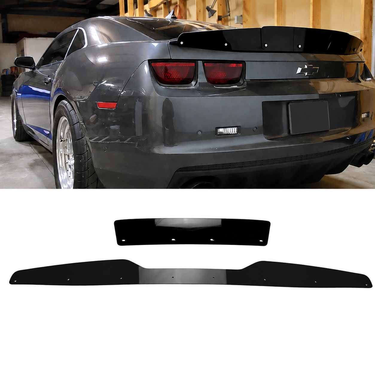 High-Wing Two-Piece Trunk Spoiler - Chevrolet Camaro (2010–2013)