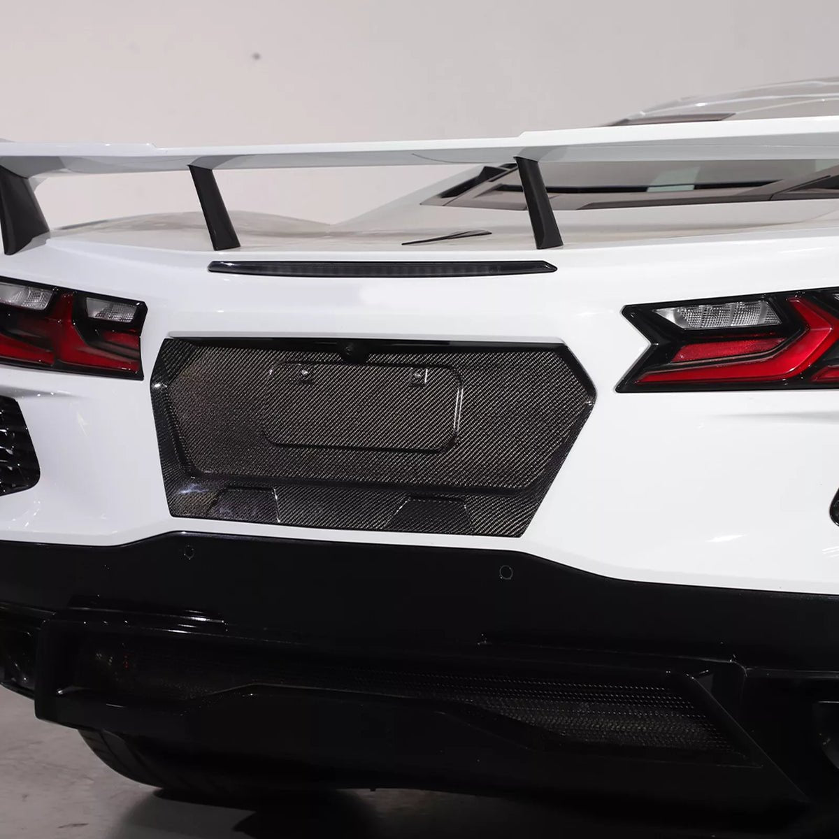Chevrolet Corvette C8 Carbon Fiber License Plate Frame