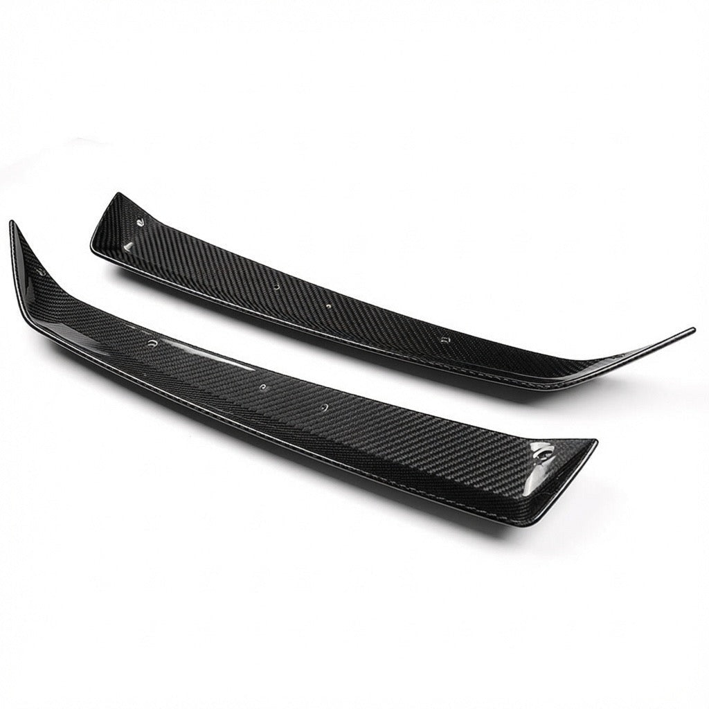 Chevrolet Corvette C8 Z06, E-Ray & ZR1 Carbon Fiber Spoiler Wicker Extensions