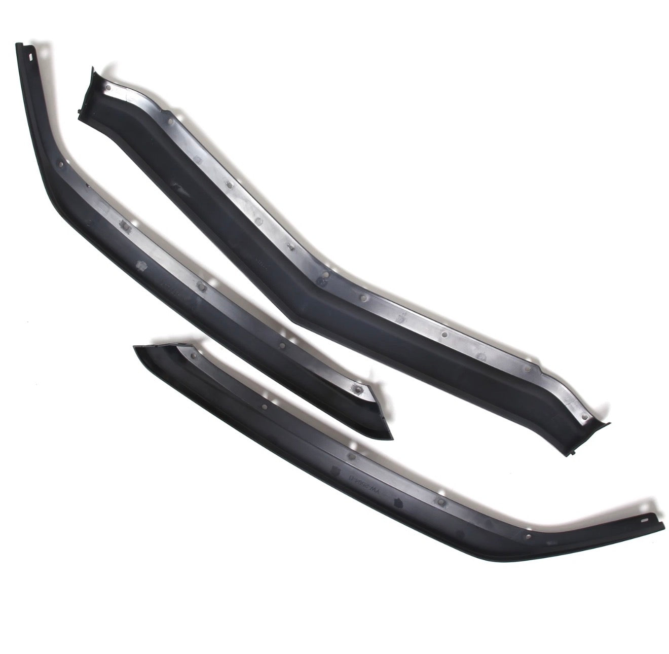 AAD PERFORMANCE GLOSS BLACK 3PC FRONT LIP SPOILER - C8 CORVETTE