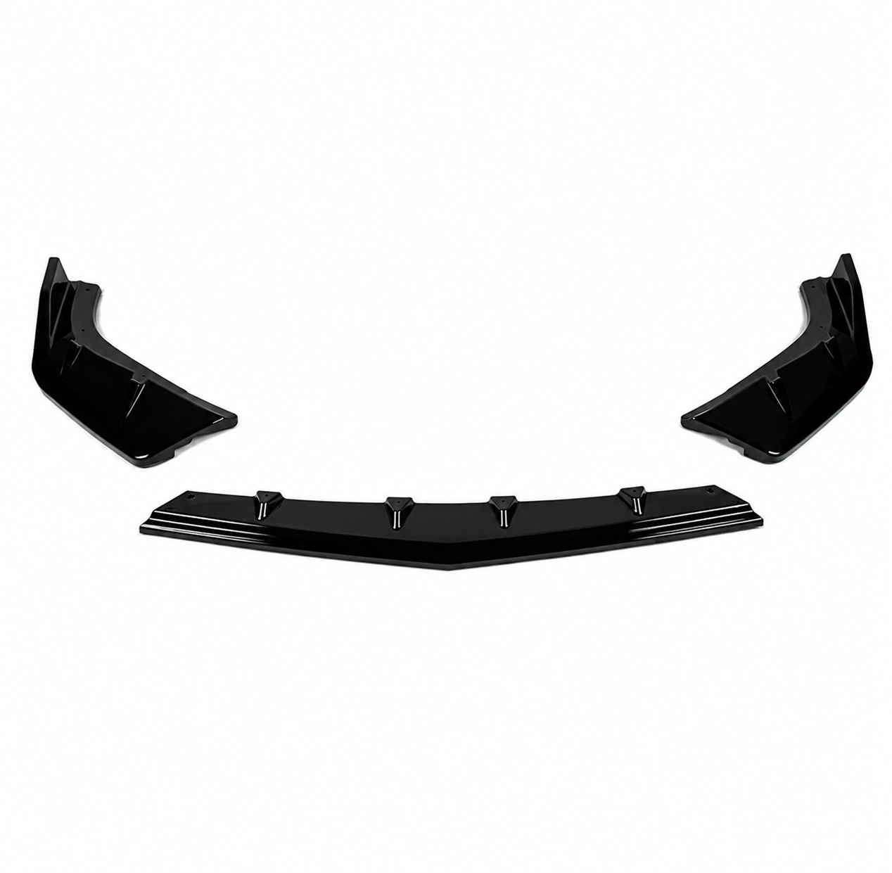 V3 GLOSS BLACK FRONT BUMPER LIP SPLITTER - CADILLAC CT4 (2020–2025)