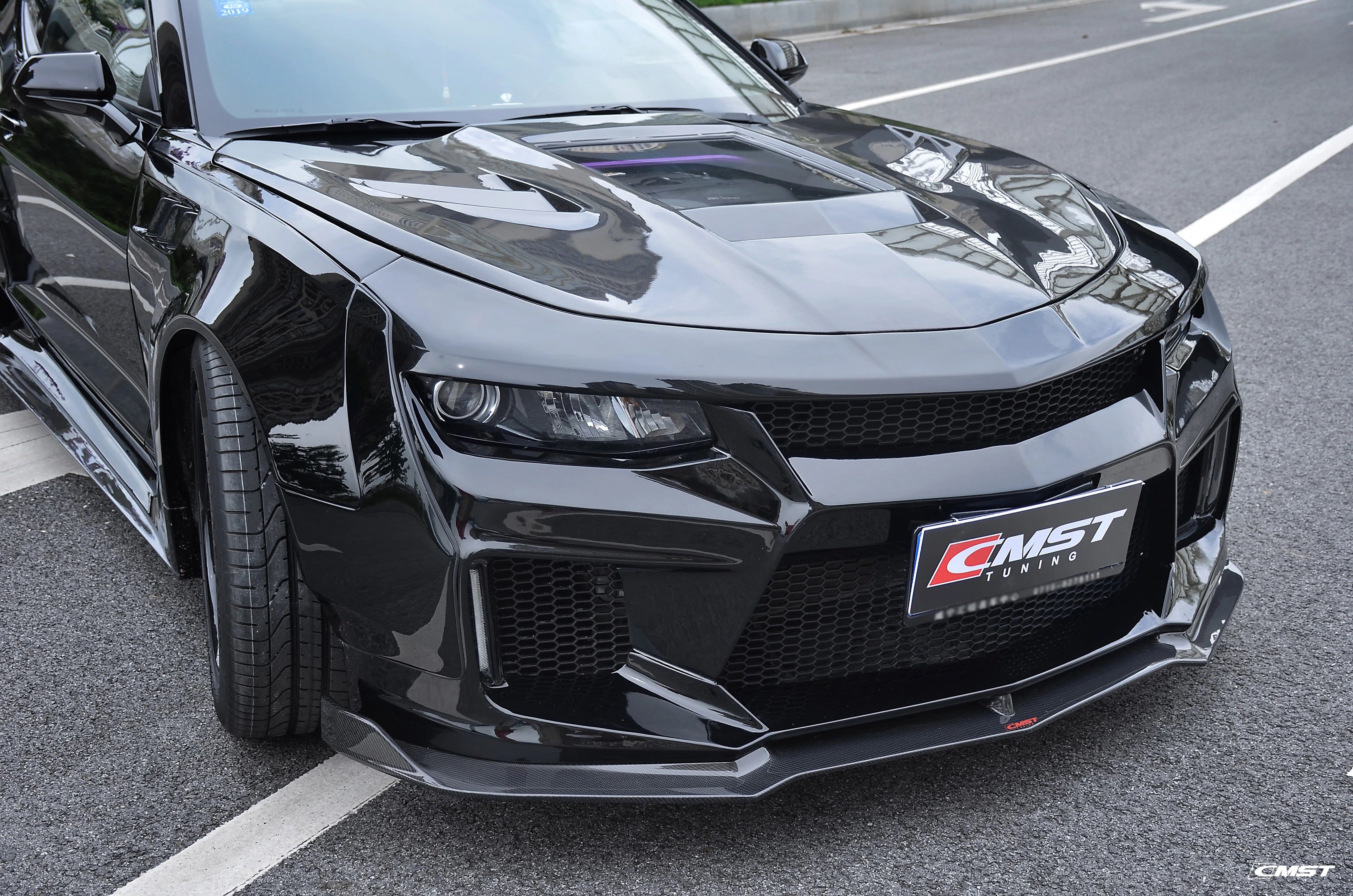 CMST STYLE CARBON FIBER FRONT LIP - CHEVROLET CAMARO 6TH GEN (2016-2024)