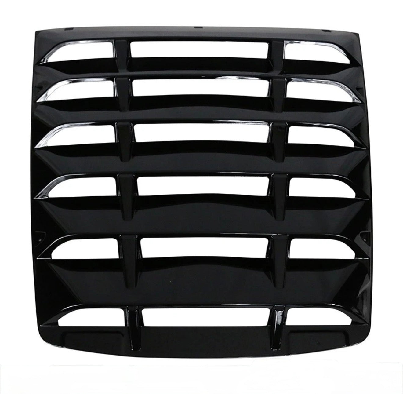 GLOSS BLACK REAR WINDOW LOUVER SUN SHADE COVER - CHEVROLET CORVETTE C7 (2014–2019)
