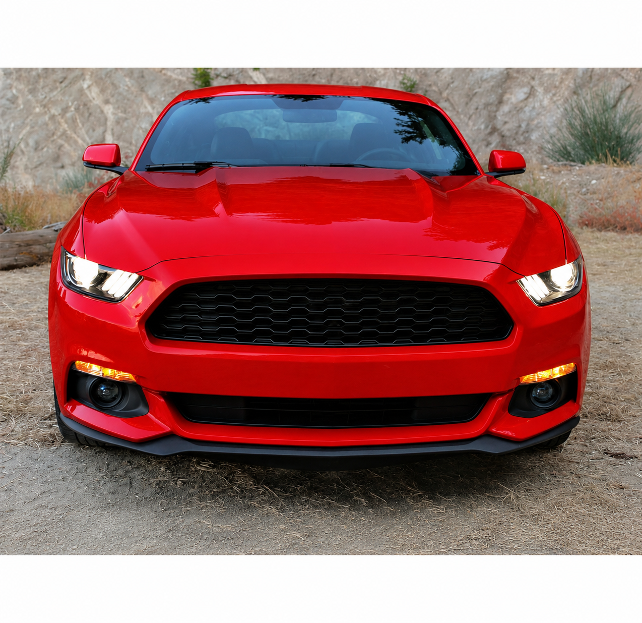 AAD STYLE FRONT BUMPER LIP - FORD MUSTANG (2015–2017)