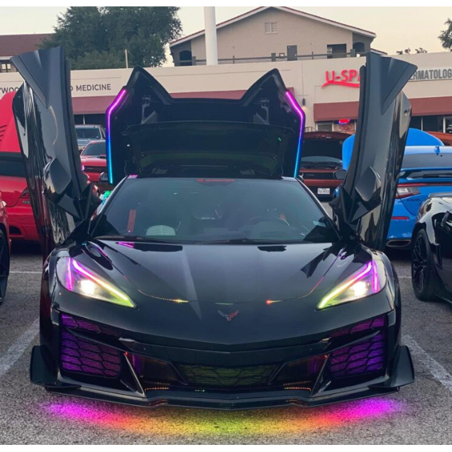 2020–2026 Chevrolet Corvette C8 AAD RGB LED Headlight DRL Kit