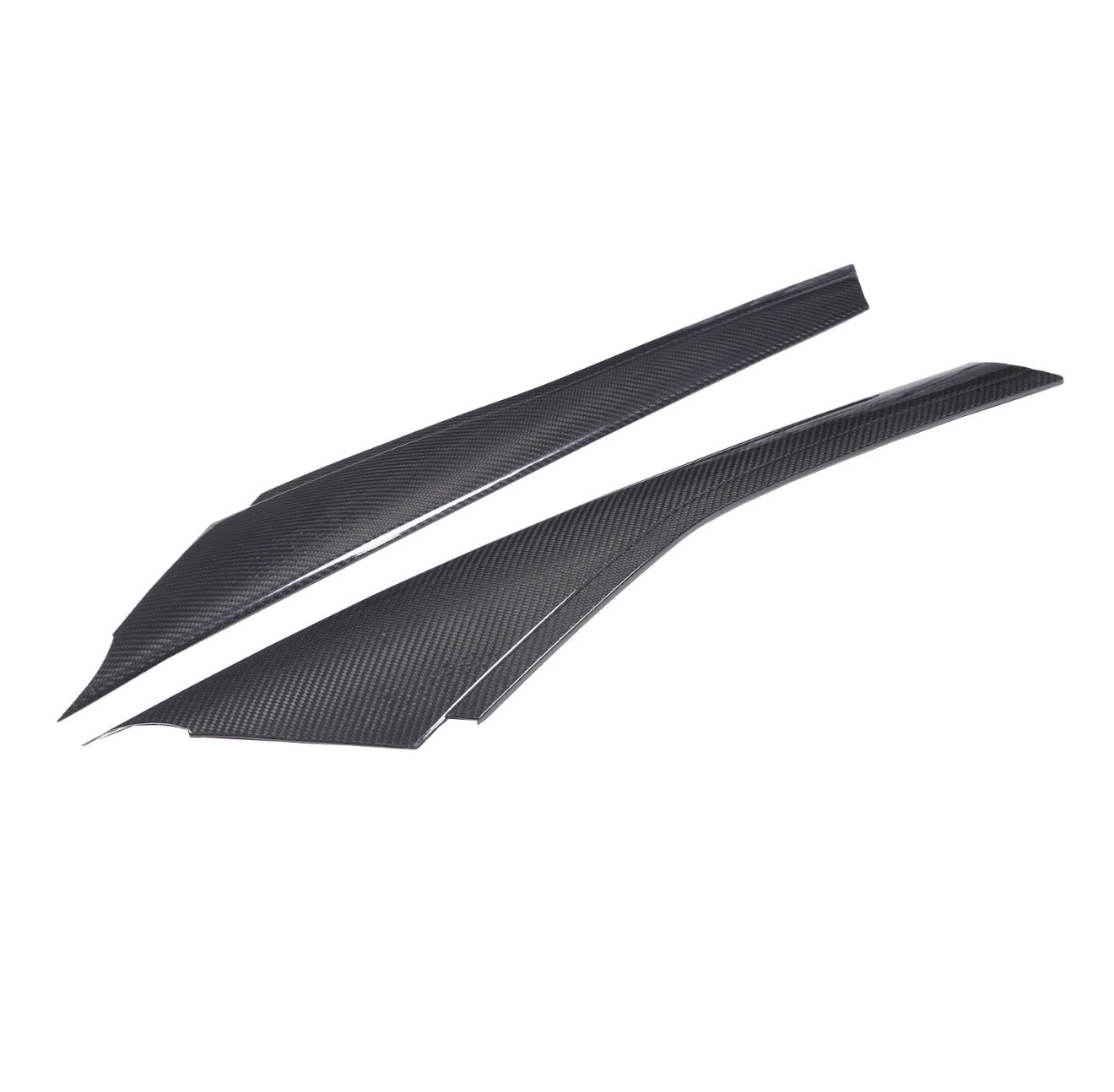 CARBON FIBER FRONT A-PILLAR DECORATIVE COVERS (2PCS) - CHEVROLET CORVETTE C7 (2014–2019)