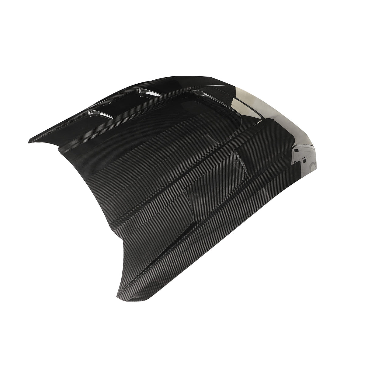 TERMINATOR STYLE CARBON FIBER HOOD - FORD MUSTANG GT (2024+)