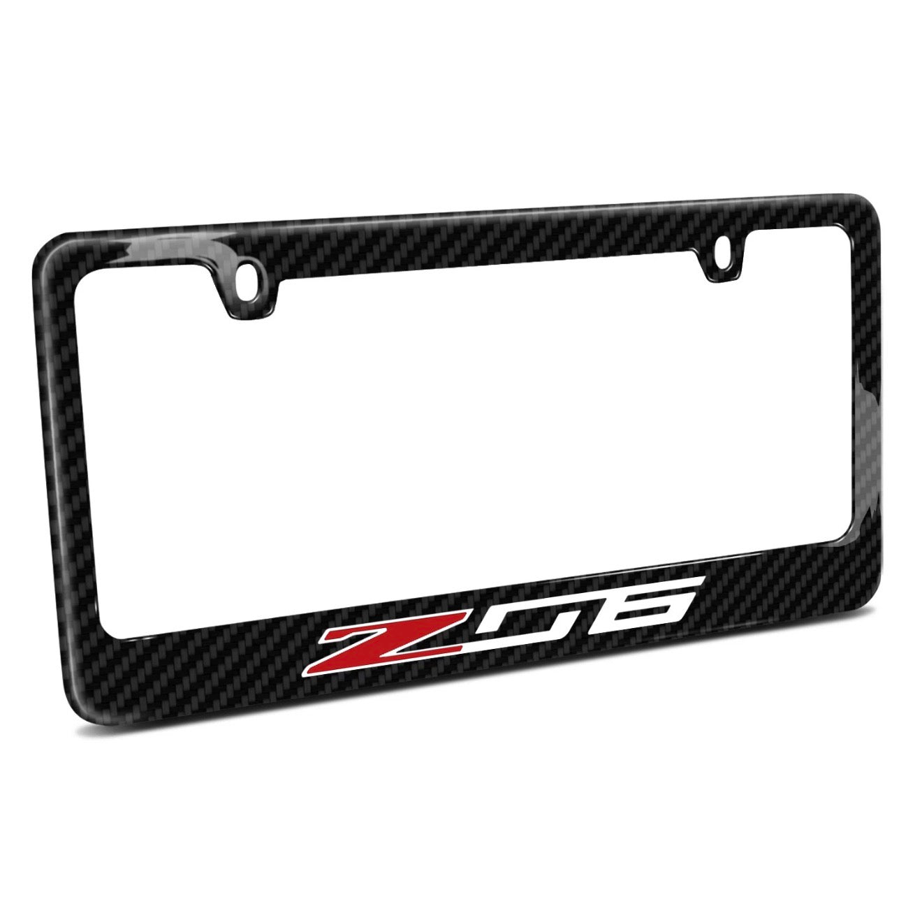 3K CARBON FIBER LICENSE PLATE FRAME - CHEVROLET CORVETTE C7 Z06 (2014–2019)