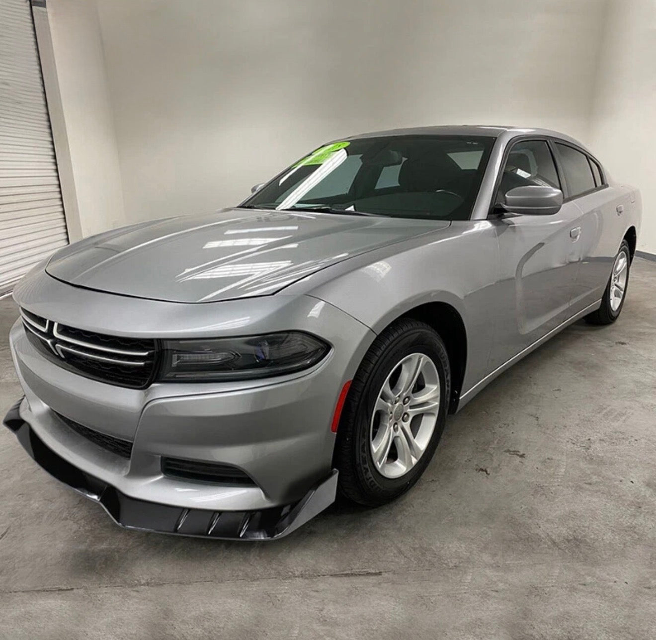 RACEFORM GLOSS BLACK ABS 3PCS FRONT BUMPER LIP SPLITTER - DODGE CHARGER (2015–2023)