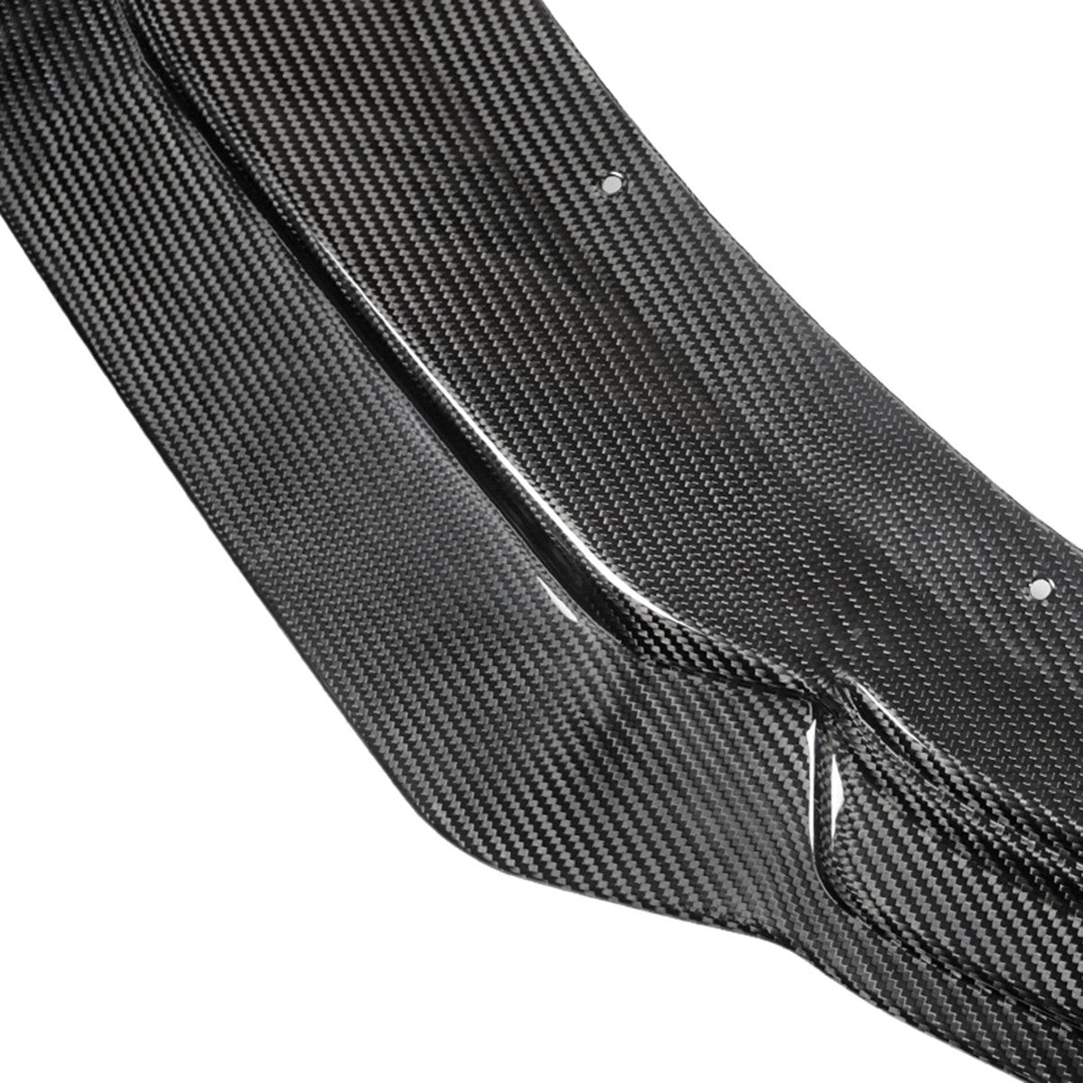 VIS RACING REAL CARBON FIBER FRONT LIP SPLITTER EXTENSION - FORD MUSTANG GT / ECOBOOST (2024+)