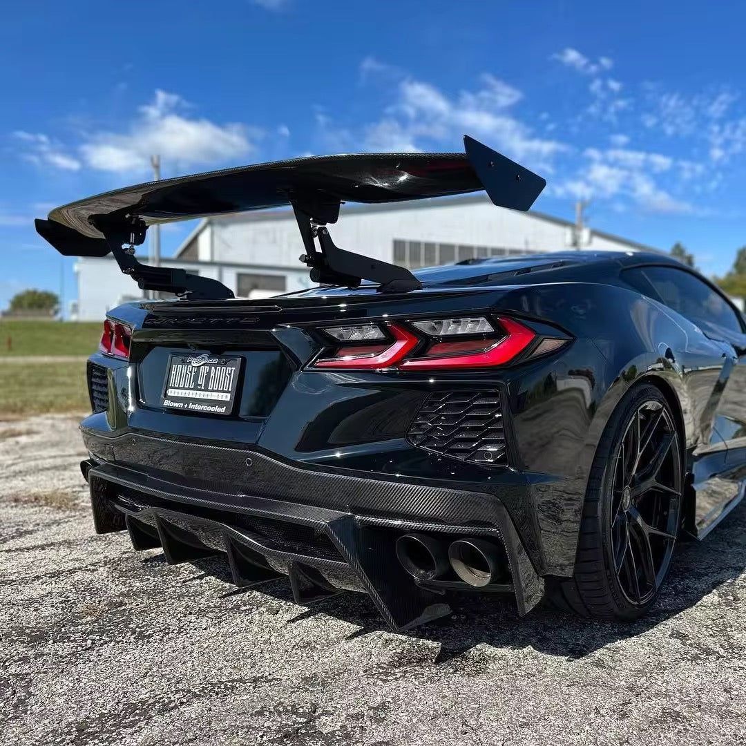 2020–2026 Chevrolet Corvette C8 - APR Style Carbon Fiber Rear Diffuser