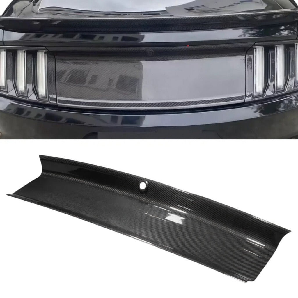 DRY CARBON FIBER REAR DECK LID PANEL COVER - FORD MUSTANG (2015–2023)