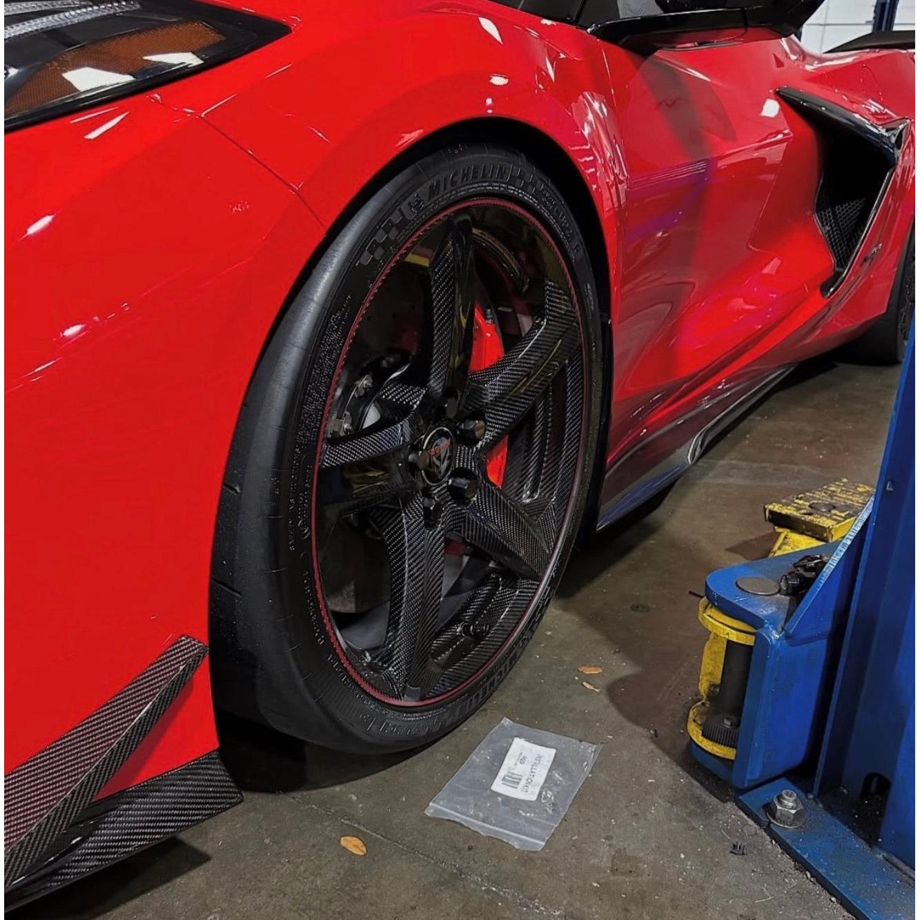 2023–2026 Chevrolet Corvette C8 Z06 OEM Style Carbon Fiber Wheels