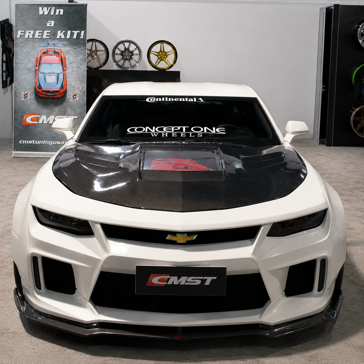 CMST STYLE CARBON FIBER FRONT LIP - CHEVROLET CAMARO 6TH GEN (2016-2024)