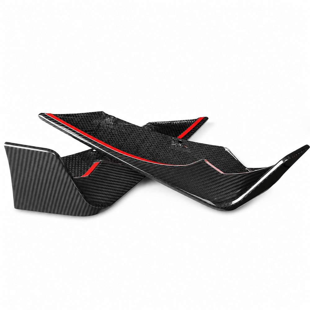 Chevrolet Corvette C8 Z06 & E-Ray Carbon Fiber Rear Diffuser Side Blades