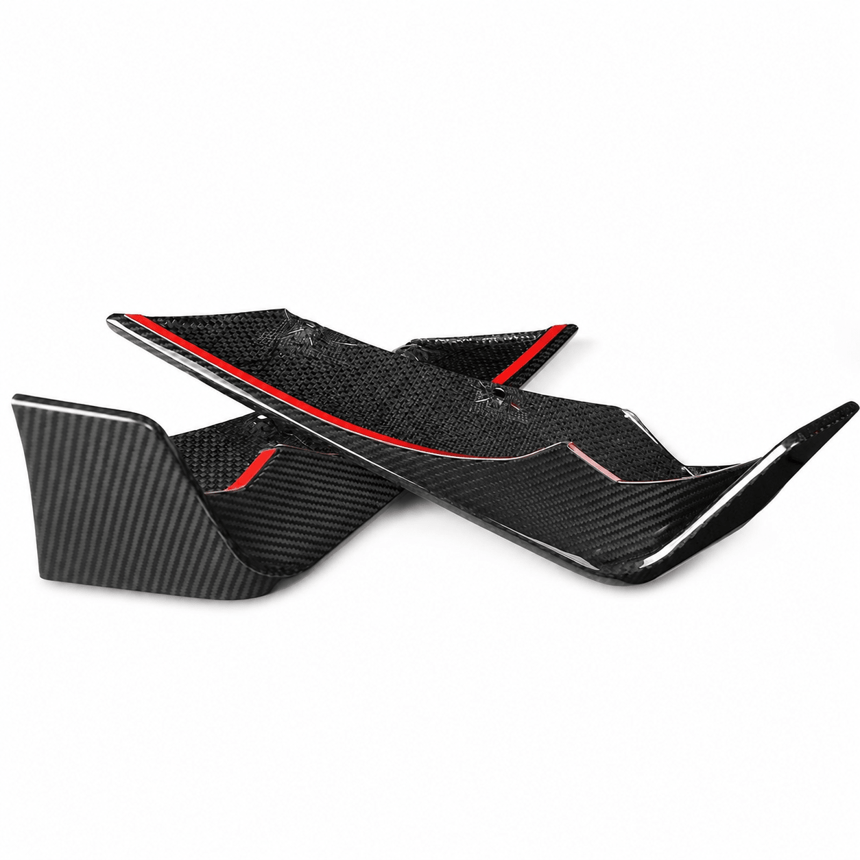 Chevrolet Corvette C8 Z06 & E-Ray Carbon Fiber Rear Diffuser Side Blades