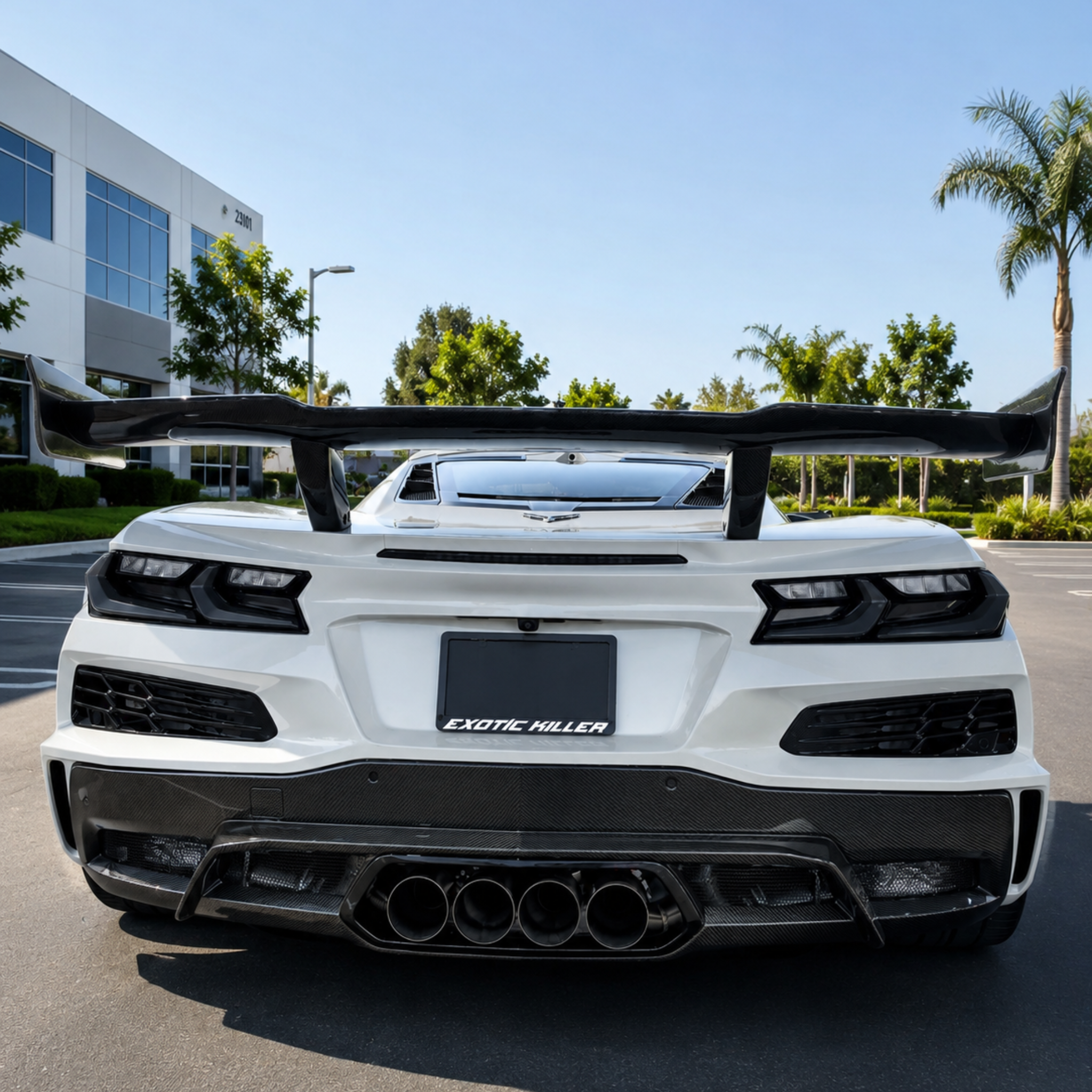 2023–2026 Chevrolet Corvette C8 Z06 AAD Design Carbon Fiber Rear Diffuser