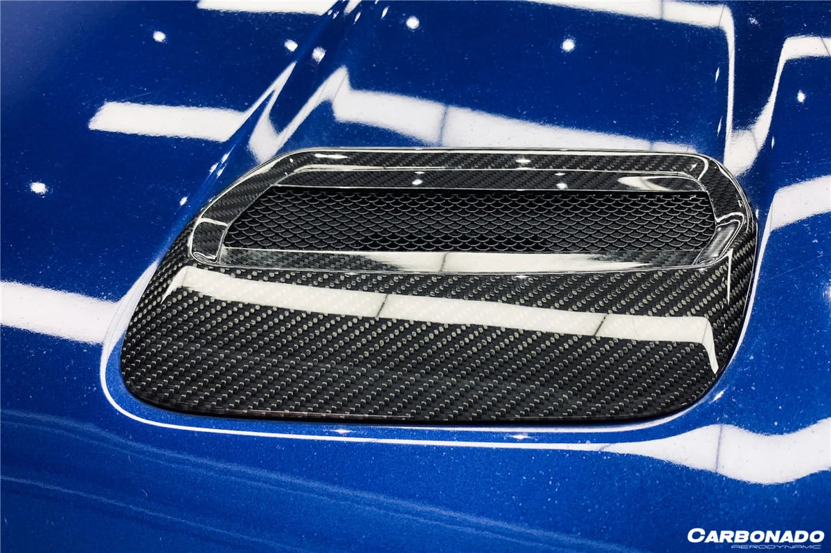 TRUFIBER CARBON FIBER HOOD VENT COVERS - FORD MUSTANG (2018–2023)