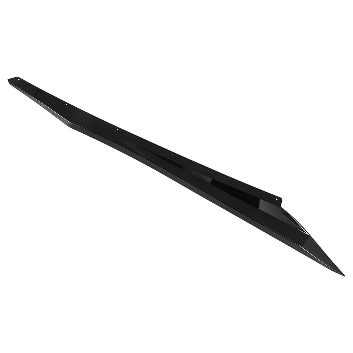 2020–2026 Chevrolet Corvette C8 Z51 Style Gloss Black Side Skirt Extensions