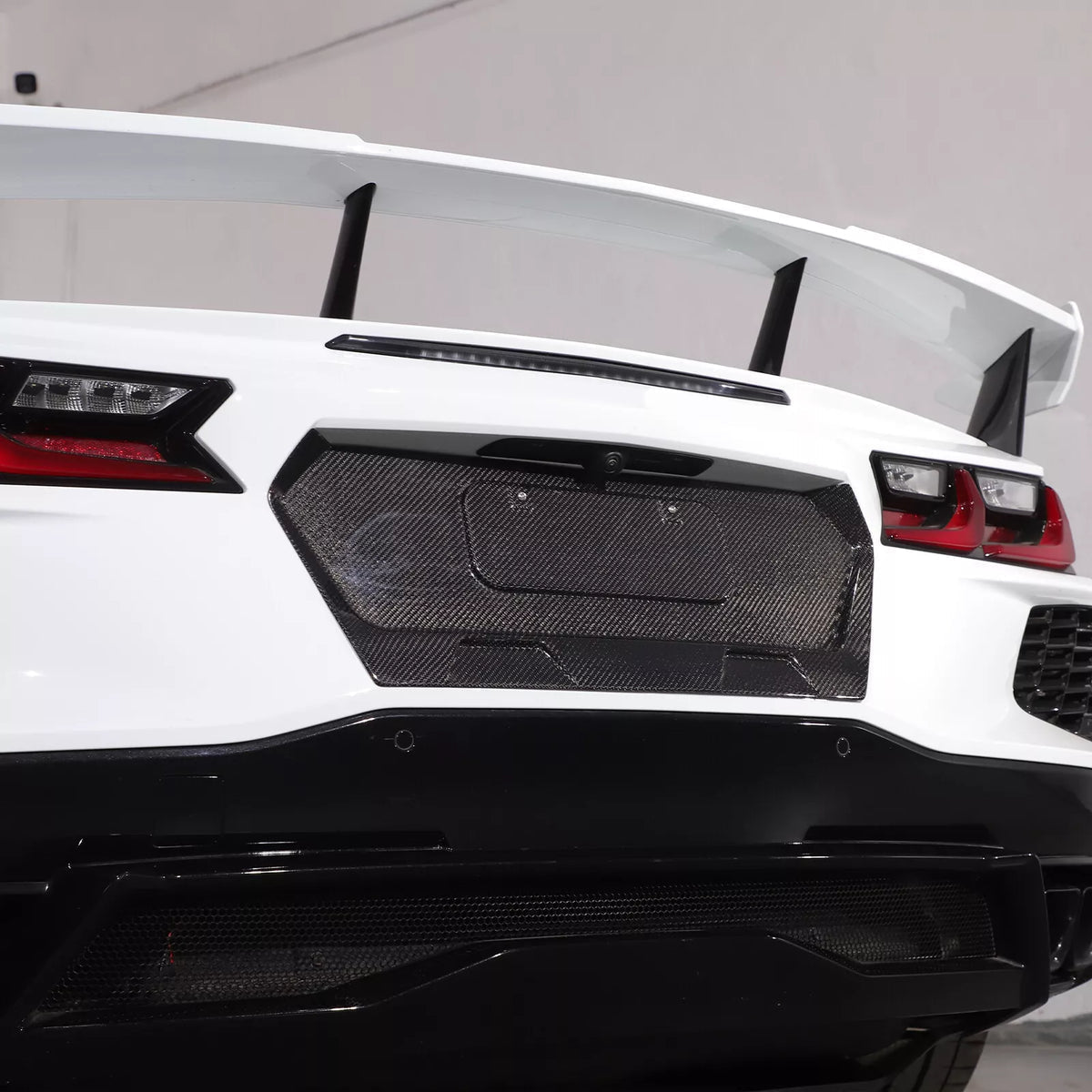 Chevrolet Corvette C8 Carbon Fiber License Plate Frame