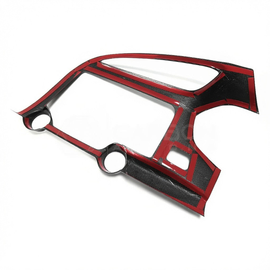 CARBON FIBER MULTIMEDIA DASH TRIM COVER - CHEVROLET CORVETTE C7 (2014–2019)