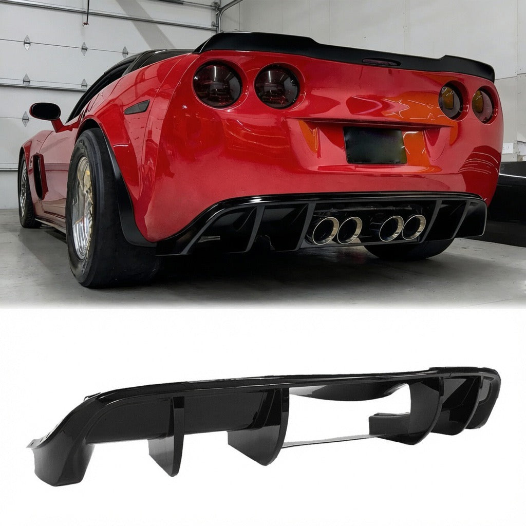 REAR BUMPER DIFFUSER - CHEVROLET CORVETTE C6 (2005–2013)