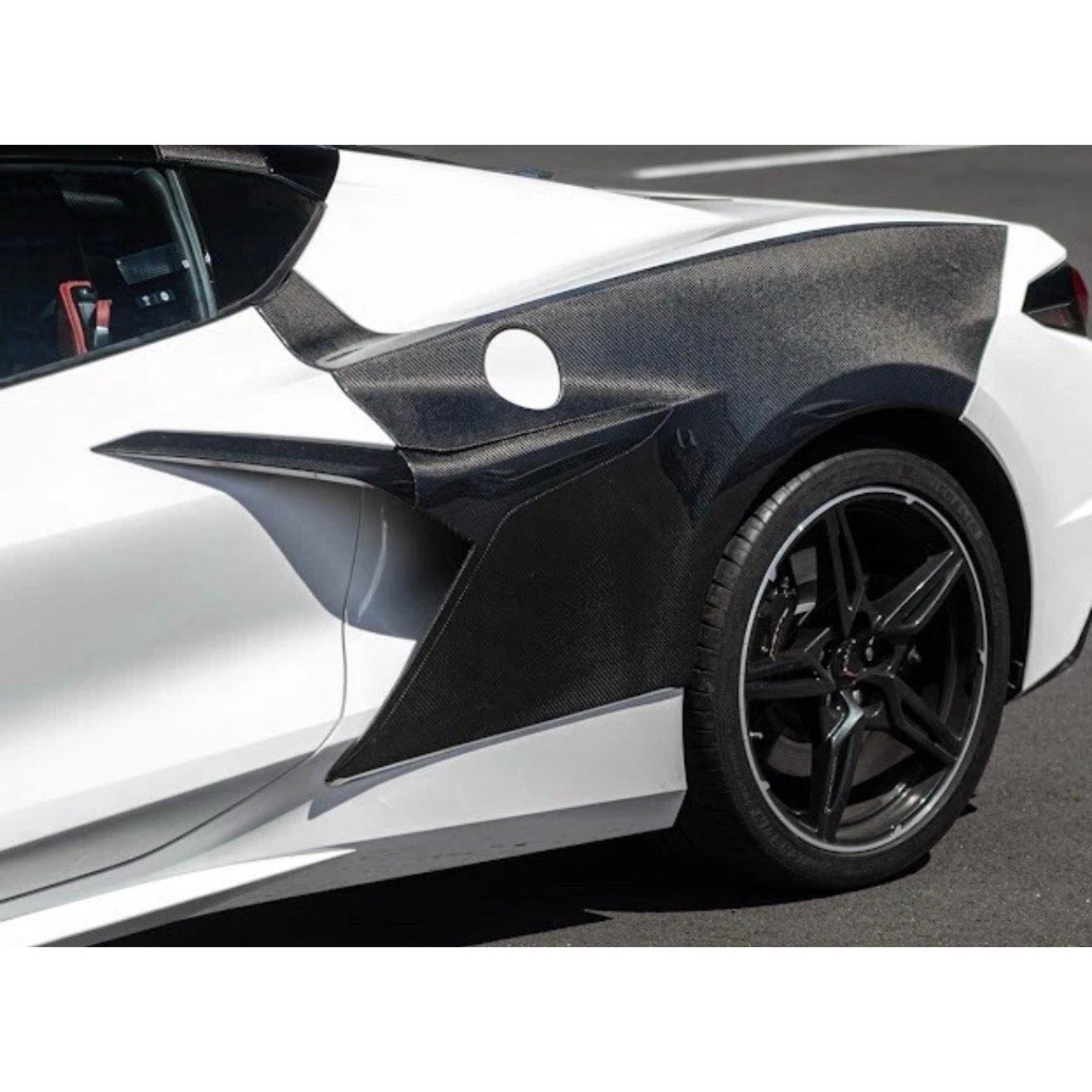 2020–2026 Chevrolet Corvette C8 Z06 Style Carbon Fiber Rear Fenders
