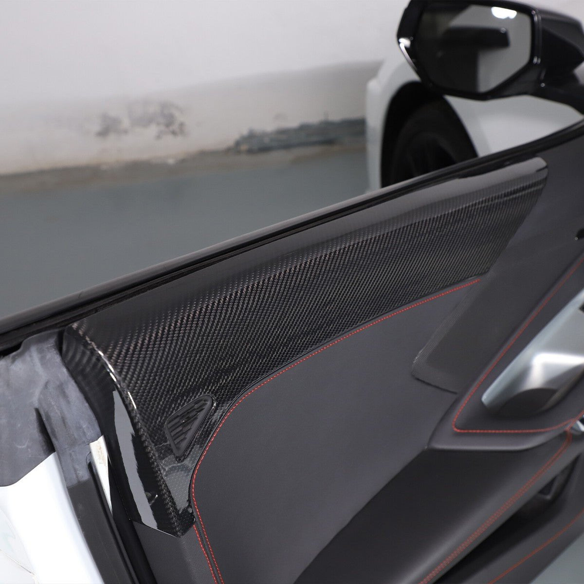 Chevrolet Corvette C8 Carbon Fiber Inner Door Upper Panels