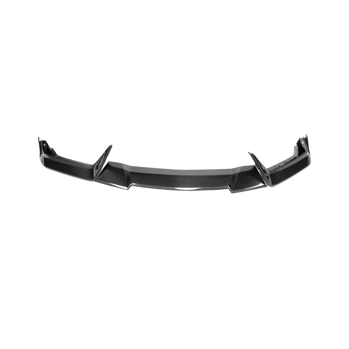 FORD PERFORMANCE GT5 STYLE CARBON FIBER FRONT SPLITTER 3 PCS - FORD MUSTANG GT (2024+)