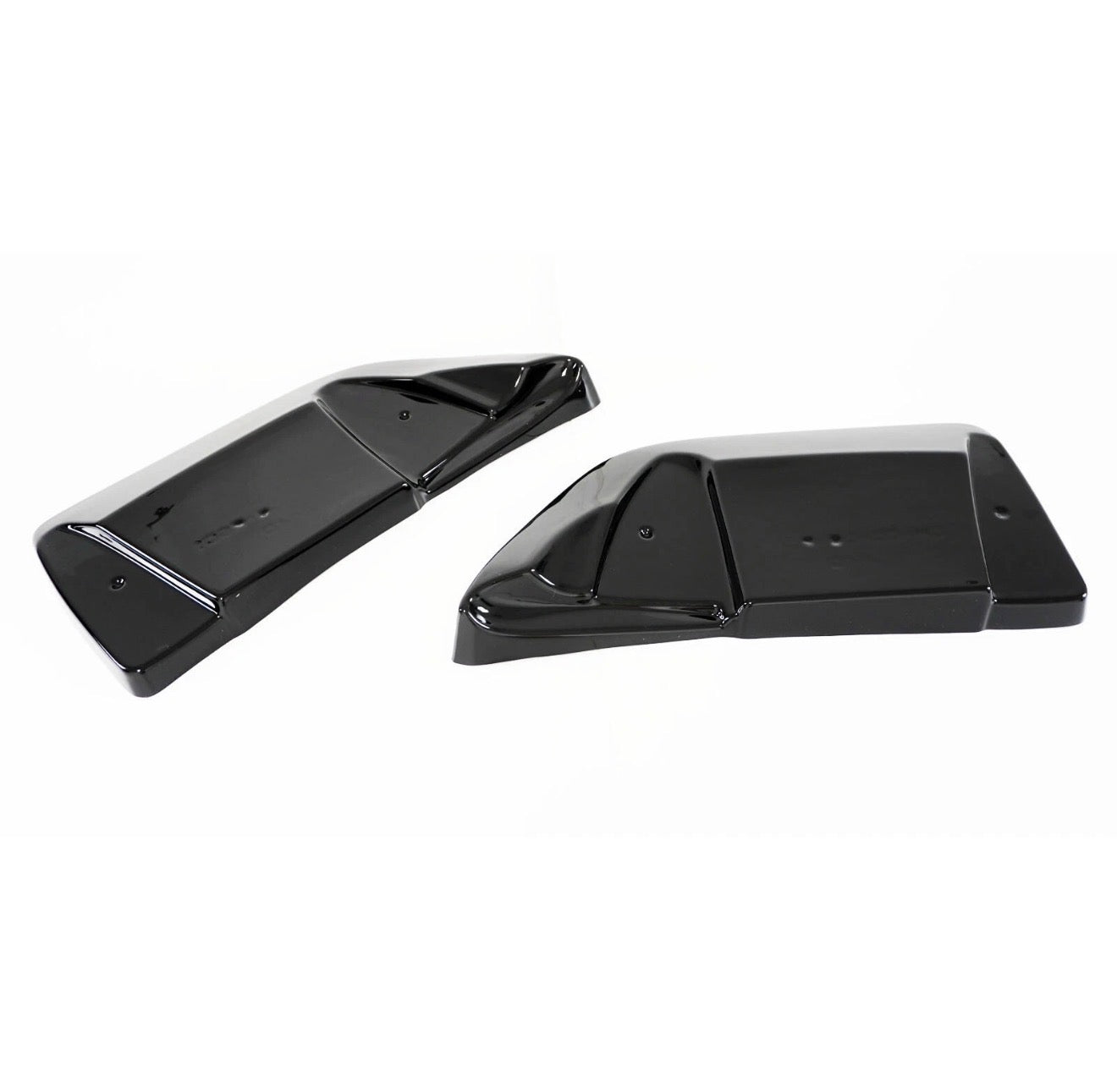 GLOSS BLACK REAR BUMPER SIDE CORNER WINGLETS - CHEVROLET CORVETTE C6 (2005–2013)