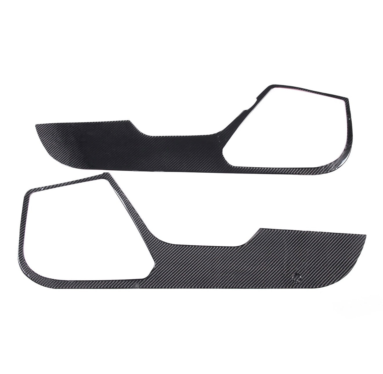 CARBON FIBER INTERIOR DOOR ANTI-KICK PANEL TRIM COVER - CHEVROLET CORVETTE C7 (2014–2019)