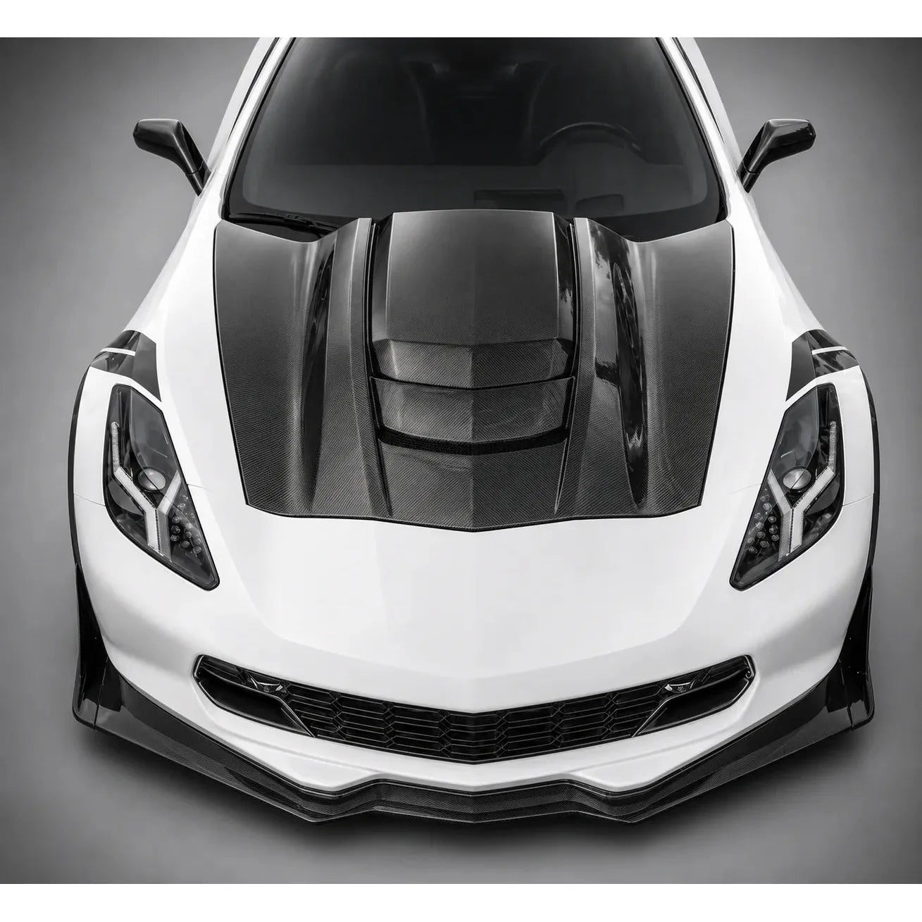 ZR1 STYLE CARBON FIBER HOOD - CHEVROLET CORVETTE C7 (2014–2019)