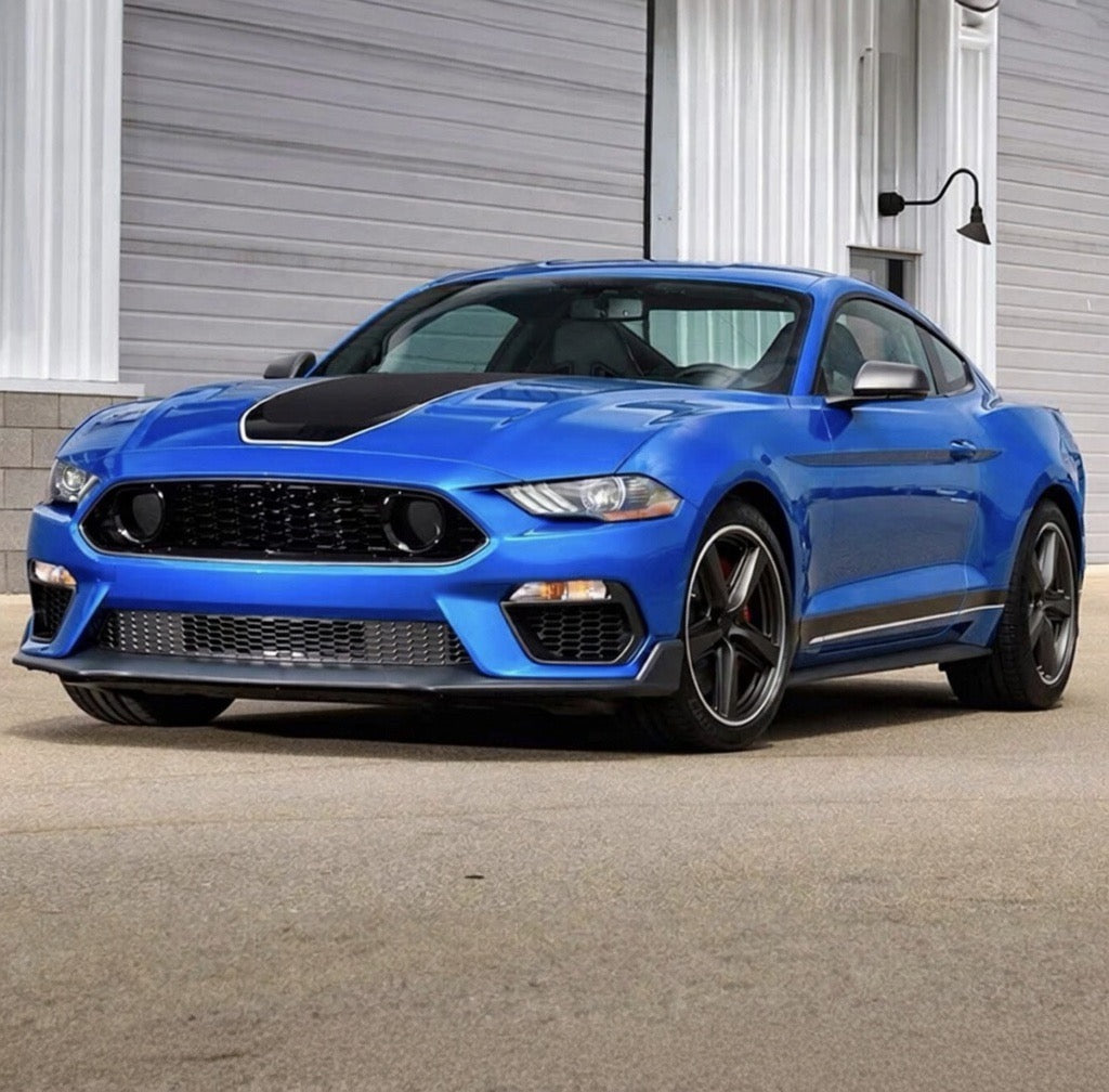OE STYLE BLACK FRONT BUMPER MESH GRILLE - FORD MUSTANG MACH 1 (2021–2023)