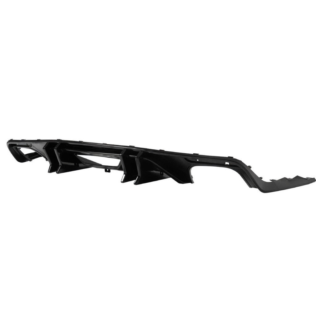 PERFORMANCE STYLE REAR BUMPER DIFFUSER 4PCS - FORD MUSTANG (2015–2017)
