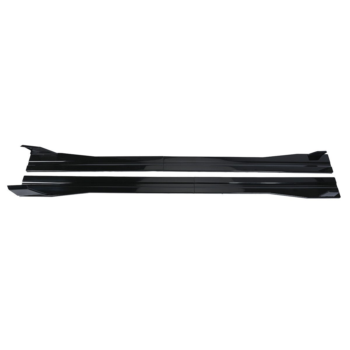 GT350 Style Gloss Black Side Skirts – Ford Mustang (2010–2014)