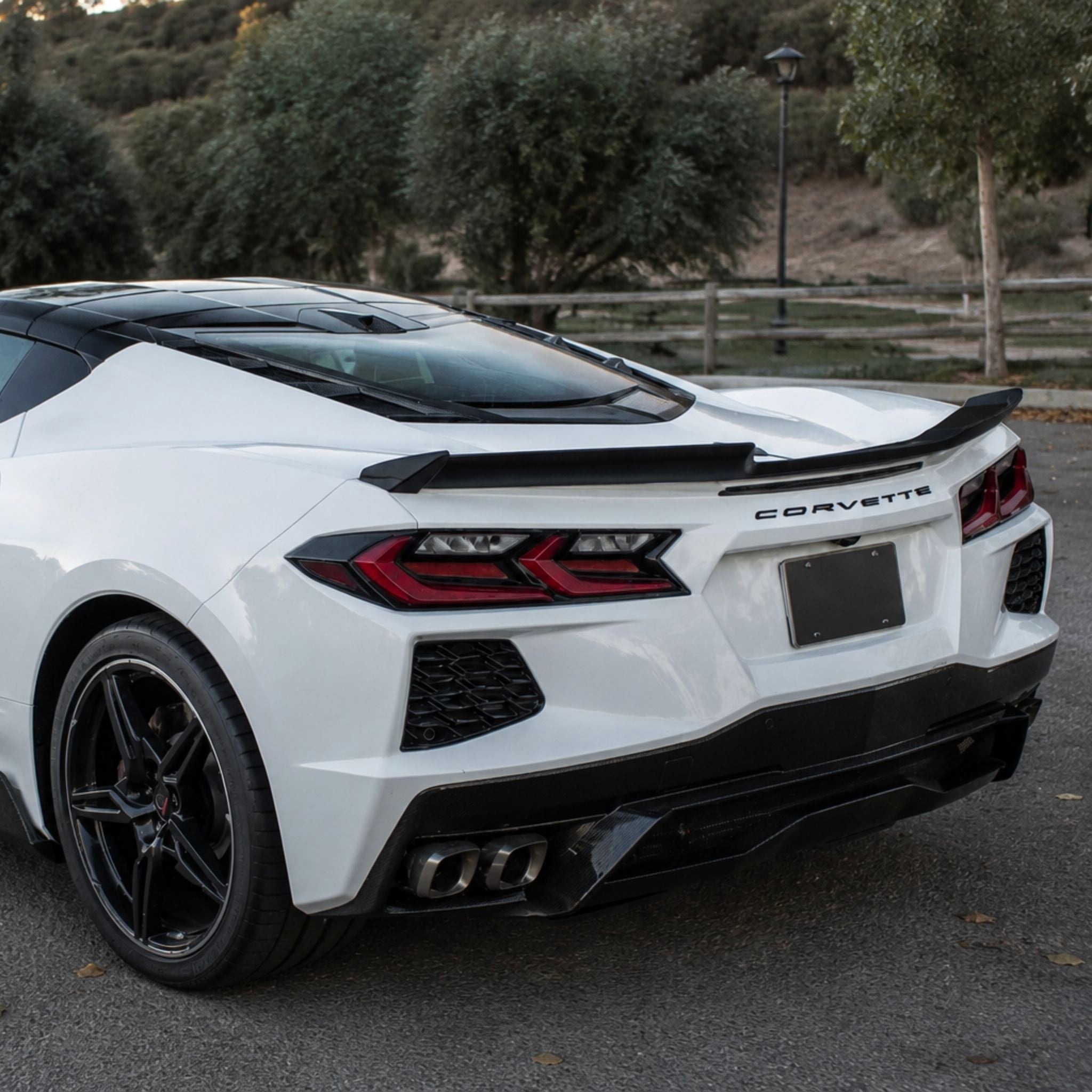 2020–2026 Chevrolet Corvette C8 Gloss Black Rear Spoiler