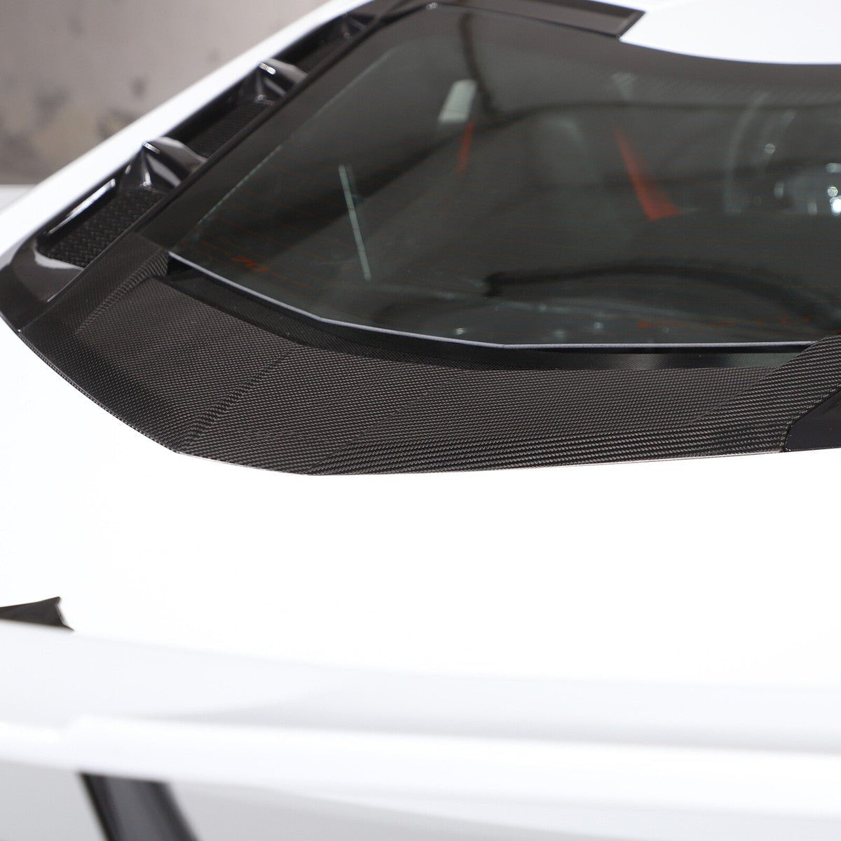 Chevrolet Corvette C8 Carbon Fiber Rear Lower Window Trim