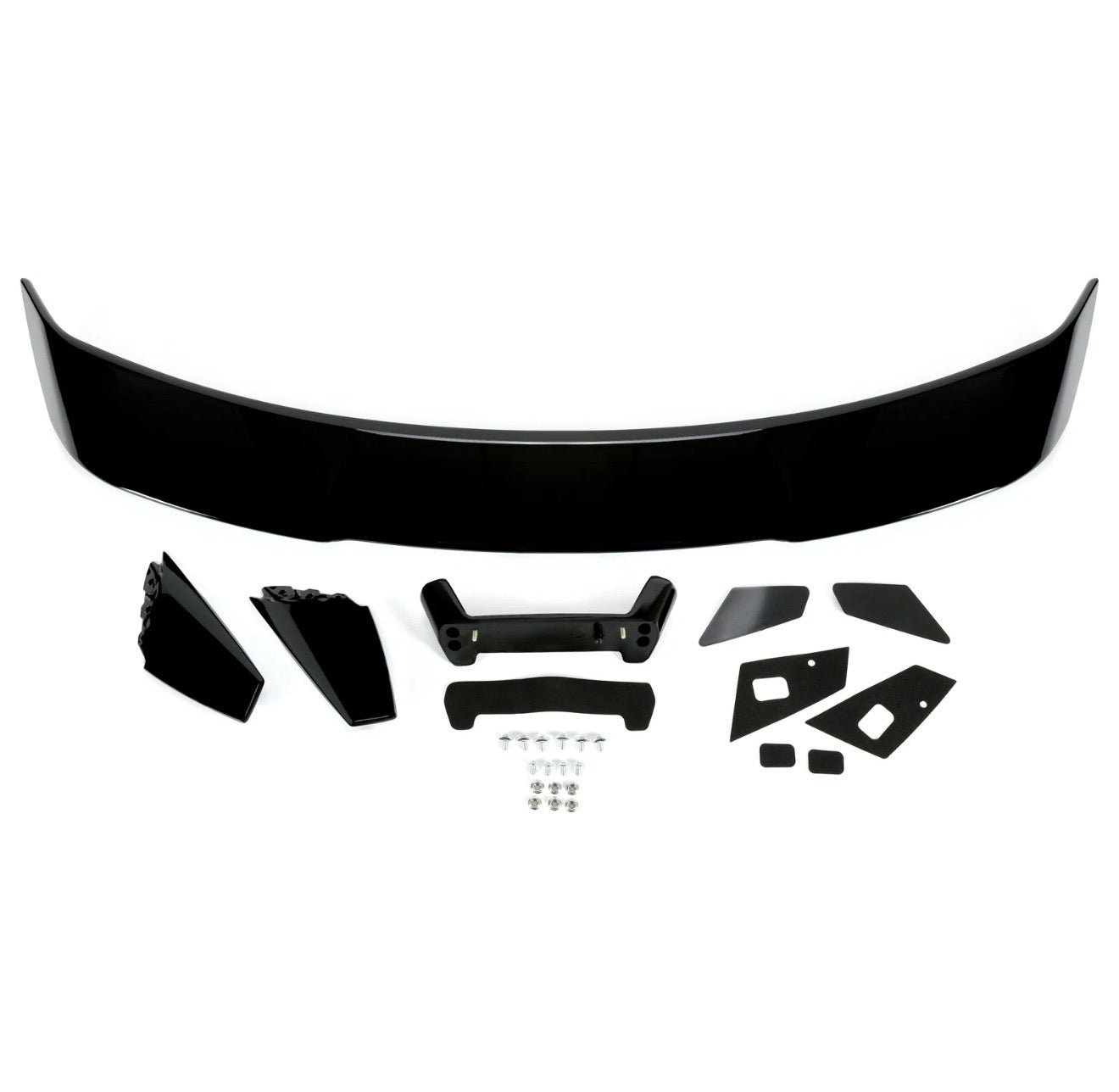 SHELBY STYLE GLOSS BLACK REAR TRUNK SPOILER WING - FORD MUSTANG (2015–2023)