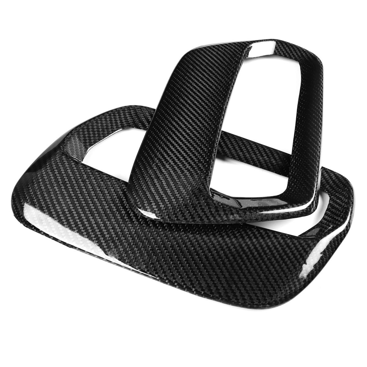 TRUFIBER CARBON FIBER HOOD VENT COVERS - FORD MUSTANG (2018–2023)