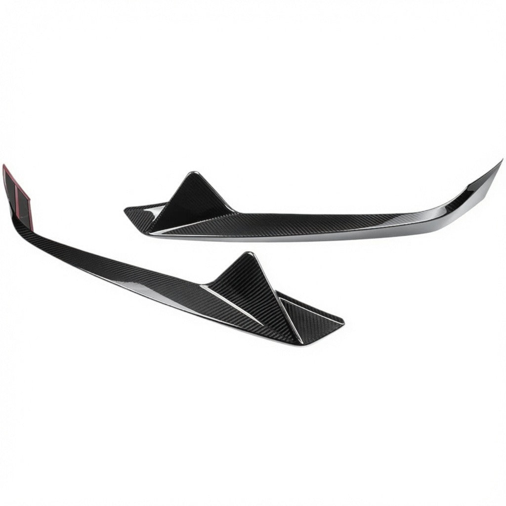 2020–2026 Chevrolet Corvette C8 Stingray AAD Carbon Fiber Front Bumper Splitters